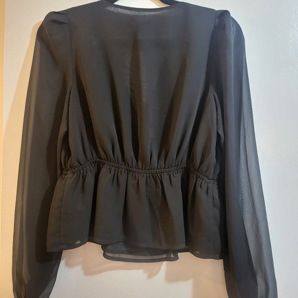 Express Black Blouse Y2K - Picture 2 of 10